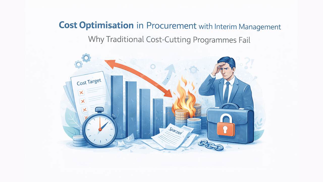 Cost optimisation interim management