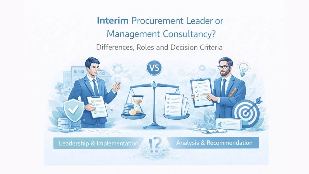 Interim procurement vs consultancy